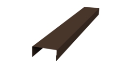 Крышка 45х20 жалюзи Texas 0,5 Drap RAL 8017 шоколад (3м)