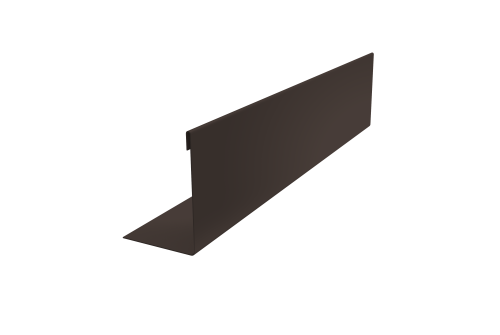 Нащельник 150 Texas 25х35 0,45 PE-Double RR 32 темно-коричневый (L1,5)