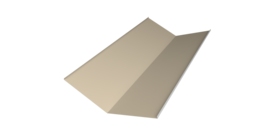 Планка ендовы нижней 300х300 0,45 Drap TX RAL 1015 светлая слоновая кость (3м)