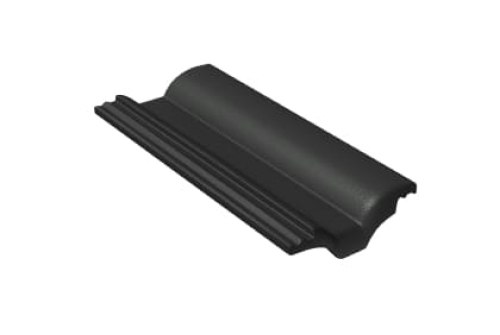 Половинчатая черепица Braas Таунус черный