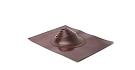 Проходной элемент MF угловой №1 (75-200мм) +185 EPDM (металлический окрашенный фланец) коричневый