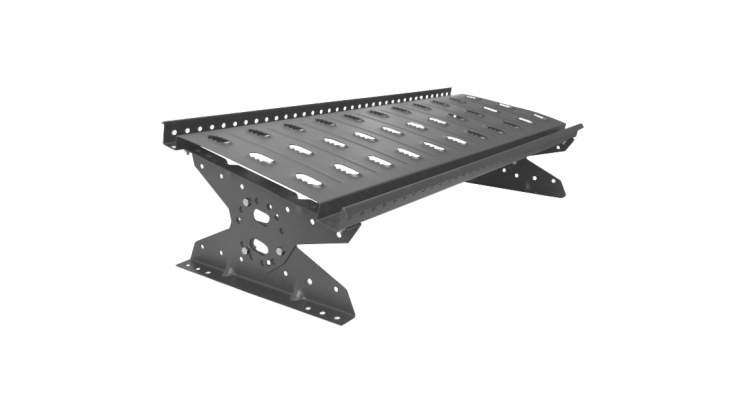 Мостик переходной для фальцевой кровли Grand Line RAL 9003 1м