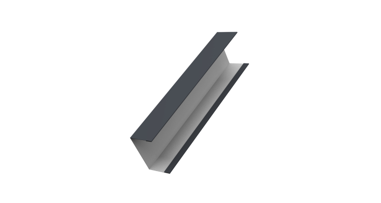 Крышка жалюзи Milan,Tokyo 0,5 Drap RAL 7024 мокрый асфальт (3м)