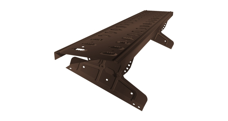 Мостик переходной для натур. черепицы 0,62 RAL 8017