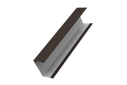 Крышка жалюзи Milan, Tokyo для калиток, ворот 0,45 Drap RR 32 темно-коричневый (2м)