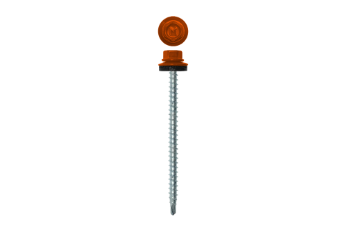 Саморез кровельный Daxmer 4,8х70 RAL 2004 (100) сверло №1