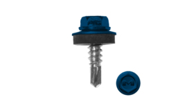 Саморез по металлу Daxmer 5,5х19 RAL 5005 (250) сверло №3