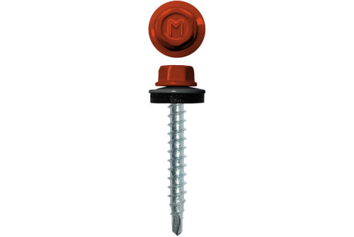 Саморез кровельный Daxmer 4,8х29 RAL 2004 (250) сверло №1
