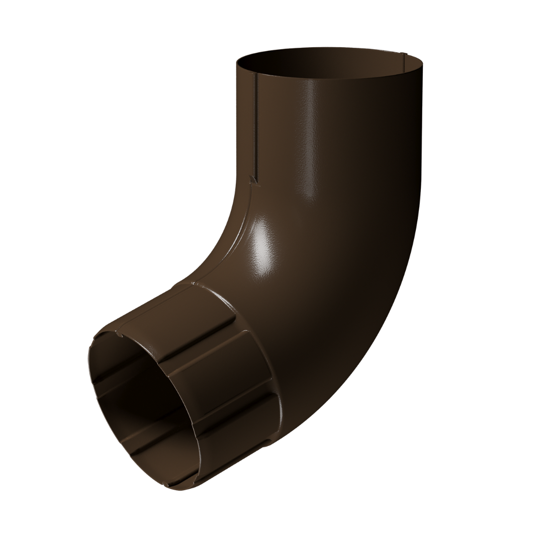 Колено для водосточной трубы 72˚ Stal Standard, коричневый