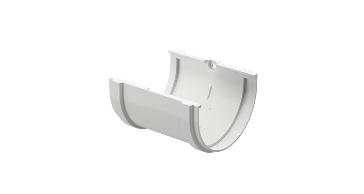 Соединитель желобов Standard, белый