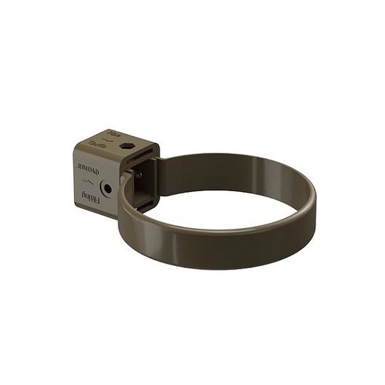 Хомут универсальный для водосточной трубы Standard, светло-коричневый